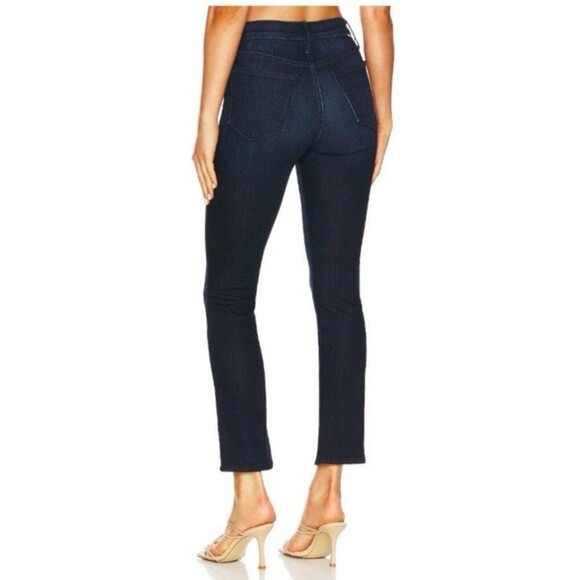 Mother Te Mid Rise Dazzler Size 29 Dark Blue Ankle Now Or Never - Picture 2 of 10